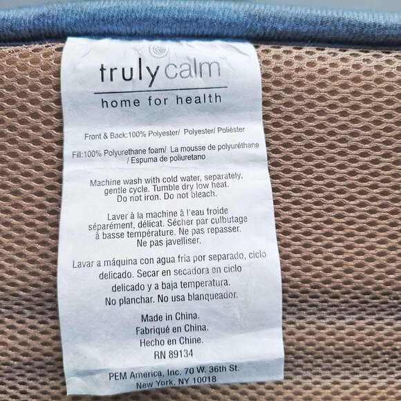 NEW!! TRULY CALM Memory Foam Bath Mats ~ 2 Pack ~ Blue - Picture 9 of 11